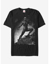 Marvel Black Panther 2018 Grayscale Pose T-Shirt