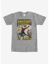 Marvel Spider-Man Comic Book Cover Print T-Shirt